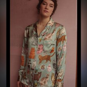 Karen Mabon Cat Pajama Top